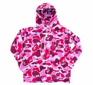 Pink camo bape hoodie