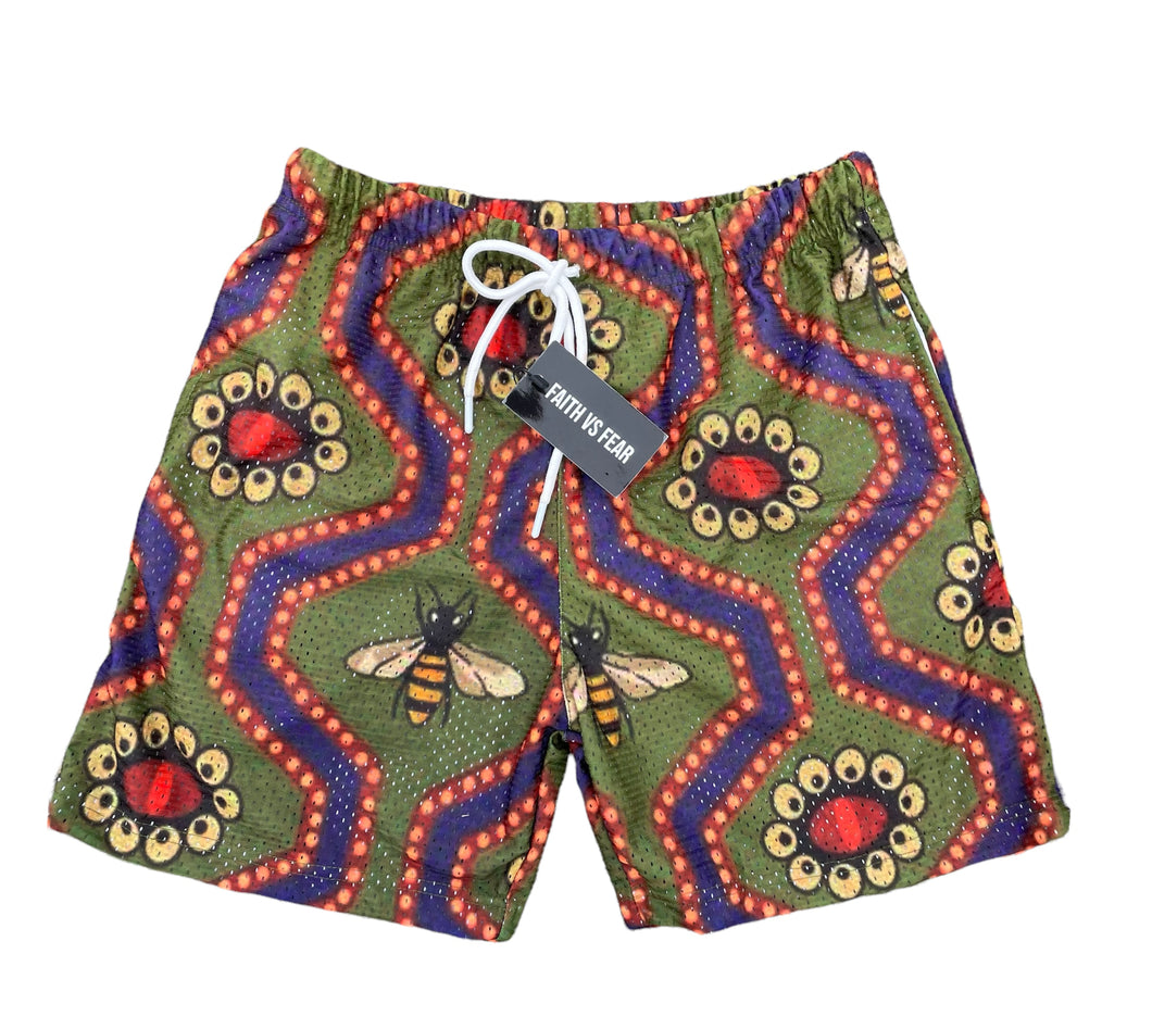 Murder bee mesh shorts