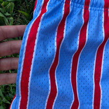 Load image into Gallery viewer, Faith vs fear pin stripe shorts
