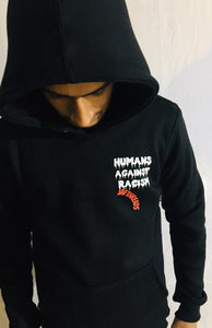 Humans against racism hoodie